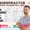 Chiropractor Content Planner Calendar August 2023