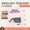 English Teacher Planner